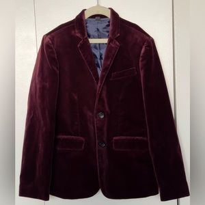 J Crew Crewcuts Boys Ludlow Velvet Blazer